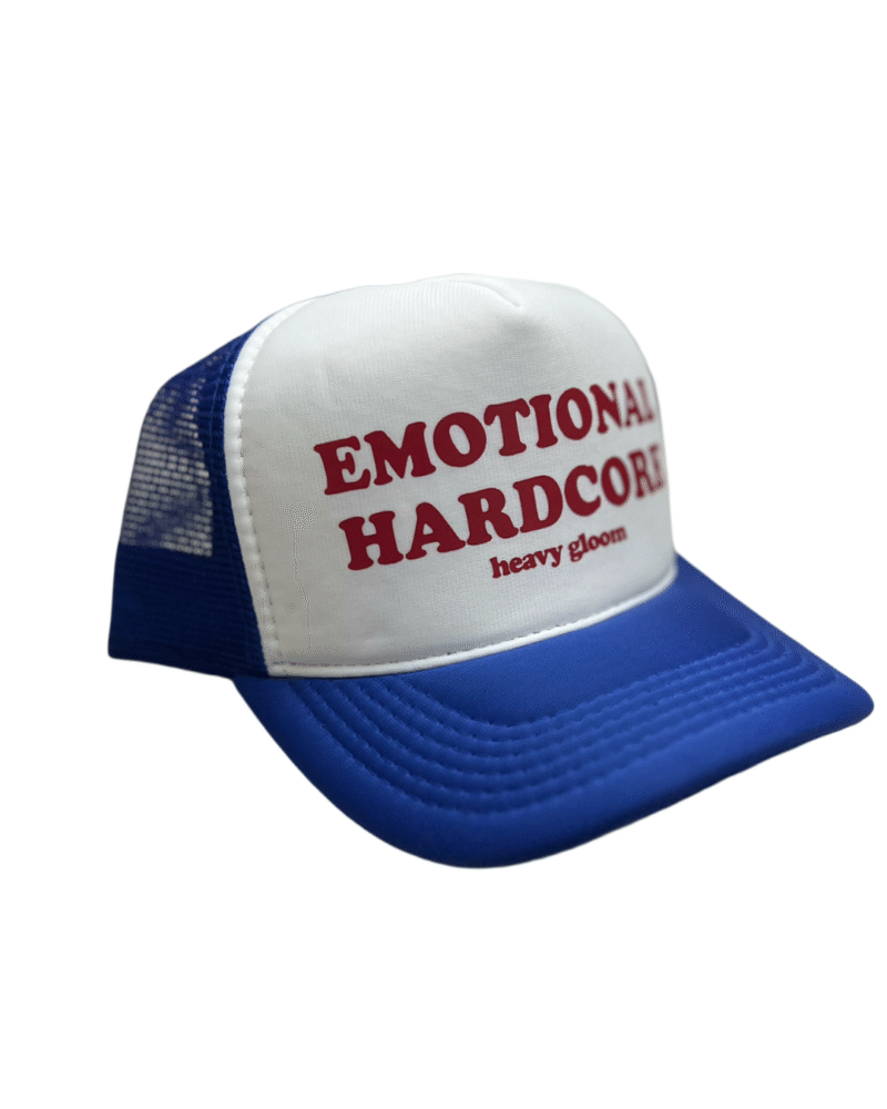 Boné Trucker "Emotional Hardcore" -  azul - Imagem 2