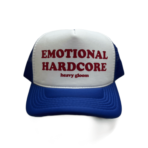 Boné Trucker "Emotional Hardcore" -  azul