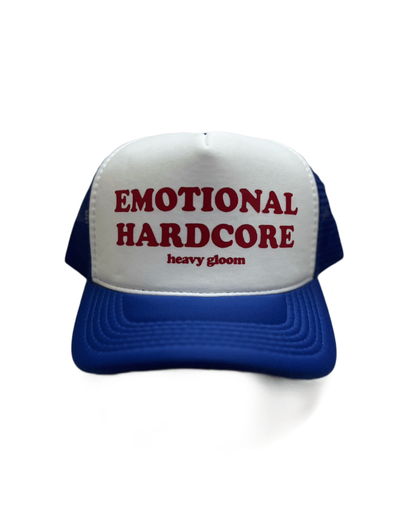 Boné Trucker "Emotional Hardcore" -  azul