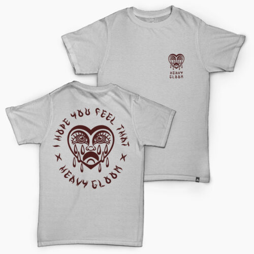 Camiseta Bad Face Kind Heart - Heavy Gloom