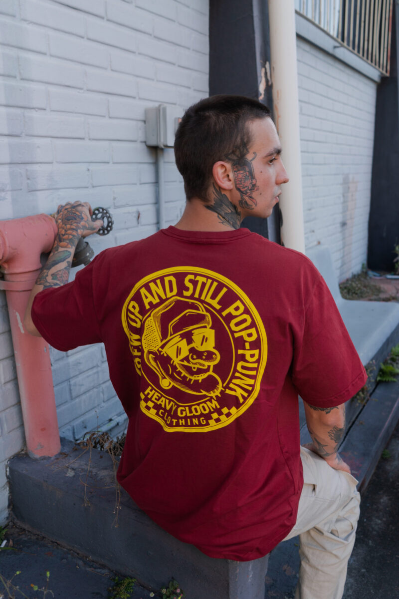 Camiseta "Still Pop-punk" bordô - Imagem 4