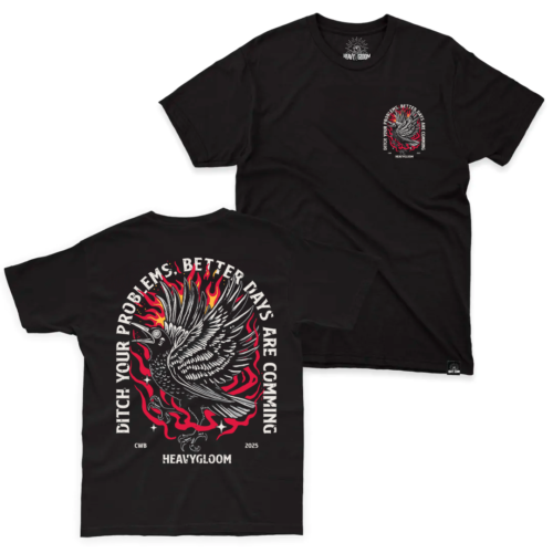 Camiseta "Better Days" (erro de escrita)