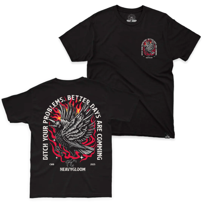 Camiseta "Better Days" (erro de escrita)